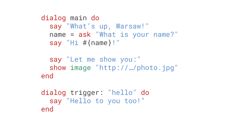 Bubblescript: Beyond the DSL