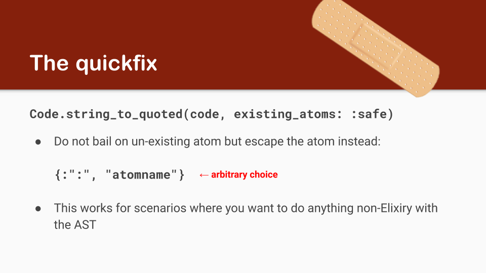 The quickfix