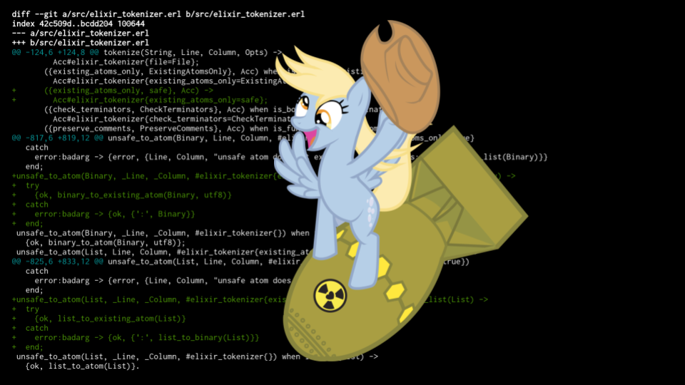 Making the Elixir Parser atom-safe